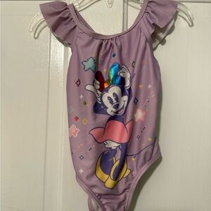 Disney Purple Bodysuit with Minnie Mouse